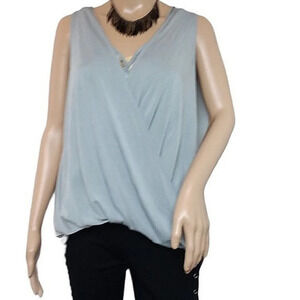 Lush Strappy Surplice Wrap Tank Top